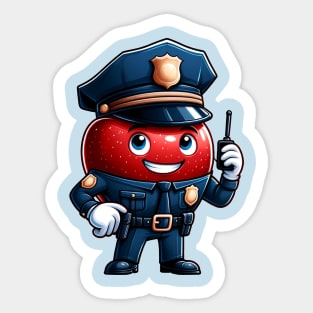 Apple officer Sticker